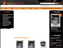 Tablet Screenshot of cromanconverters.com